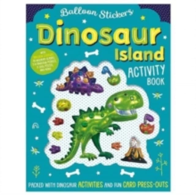 Balloon Sticker Activity Books - Dinosaur Island Paperback / softback