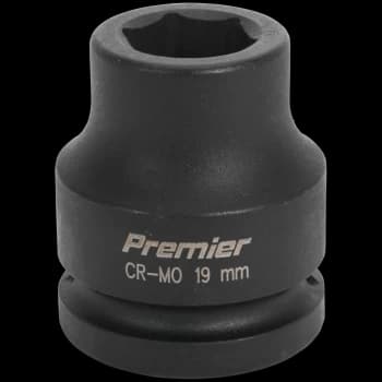 Sealey 3/4" Drive Hexagon Impact Socket Metric 3/4" 19mm