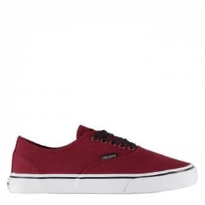SoulCal Sunset Lace Mens Canvas Shoes - Burgundy/White