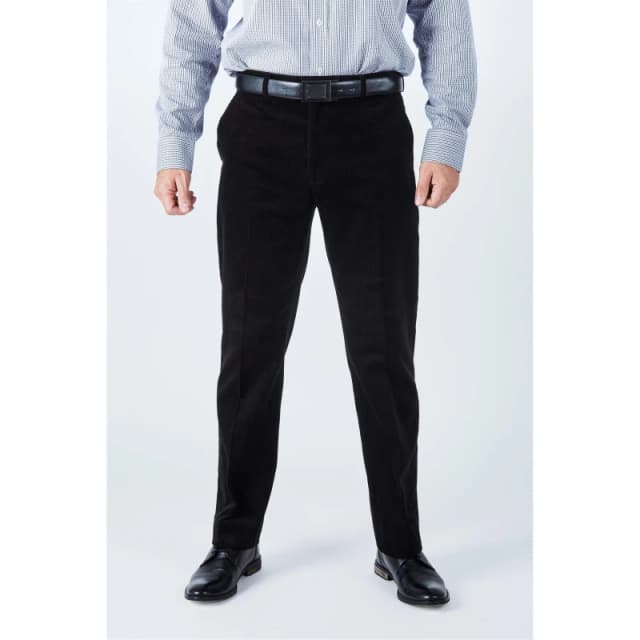 Harvey and Jones Corduroy Trousers - Black 32 R