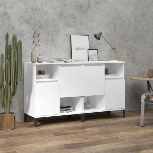 VIDAXL Sideboards 2 pcs White 60x35x70cm Engineered Wood Vidaxl 8720845831127