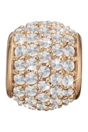 Ladies Christina Gold Plated Sterling Silver Sparkling World Bead Charm 623-G36