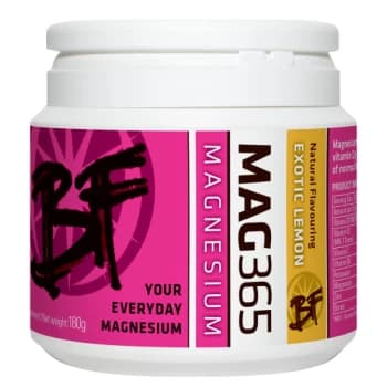 MAG365 Magnesium Supplement with D3, K2 & Zinc - Lemon Flavour 180g (Case of 1)