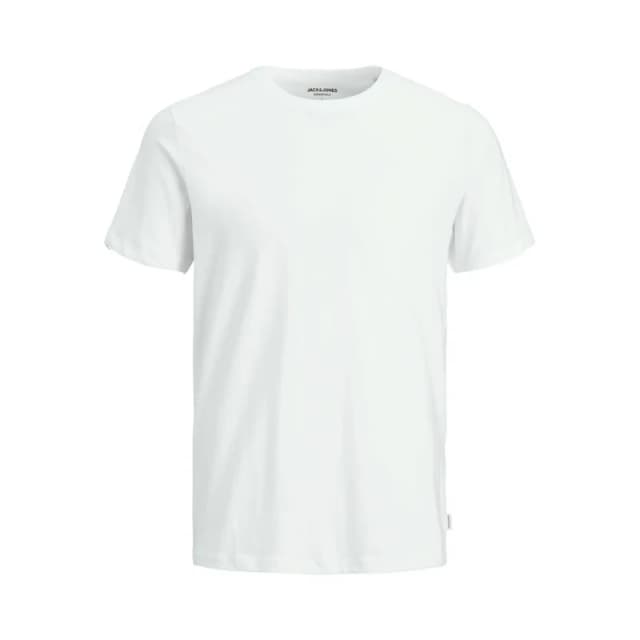 jack & jones Organic Cotton T-Shirt with Crew Neck White Men XS;L;XL