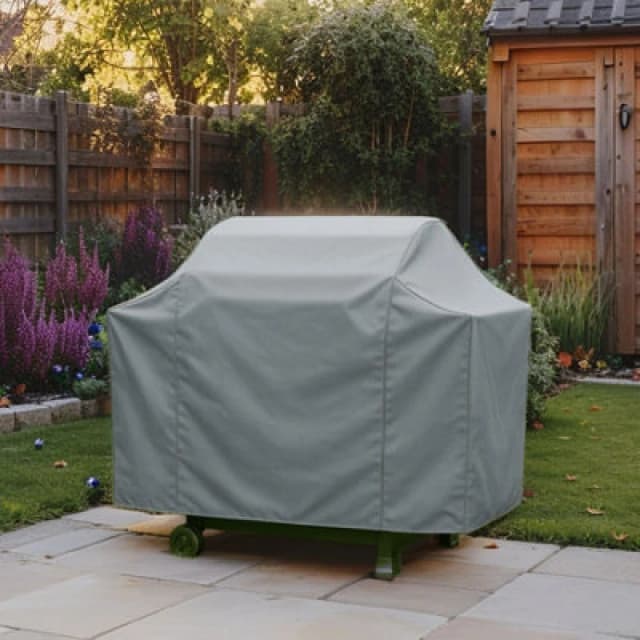 Home Source Duracover 122Cm Heavy Duty Outdoor Waterproof & Uv Polyester Bbq Grill Protective Cover