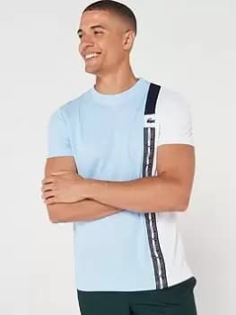 Lacoste Lacoste Technical T-Shirt - Light Blue, Size L, Men