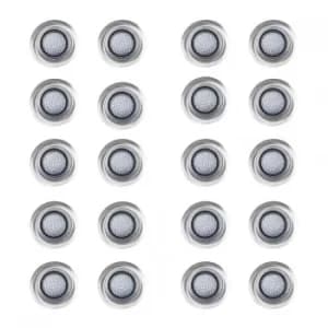 20 x 40mm Minisun Blue LED Decking Lights