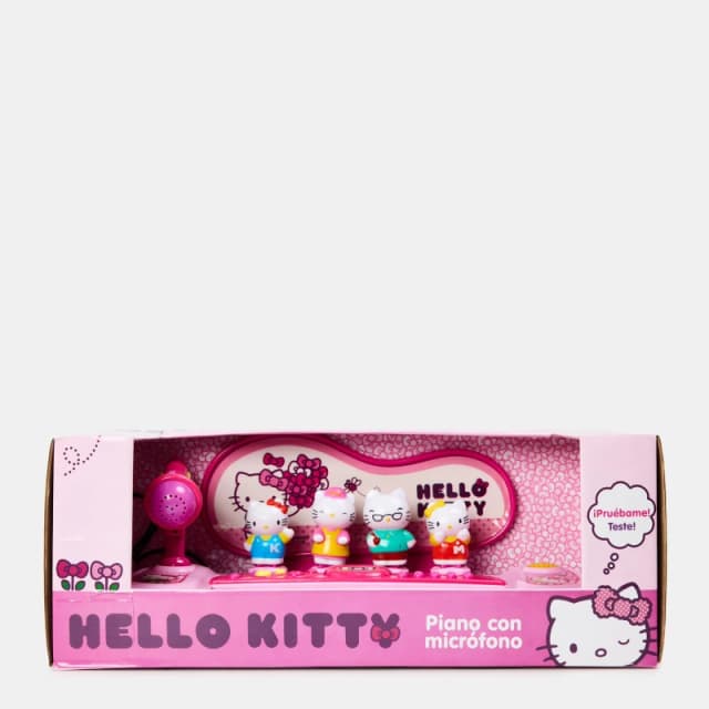 Hello Kitty Gaming Keyboard with Microphone Set unisex One Size
