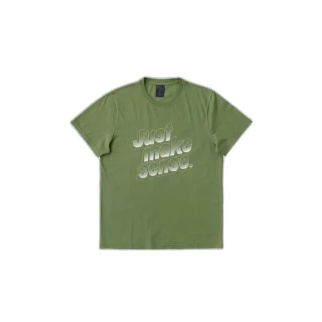 Nudie Jeans T-Shirt Nudie Jeans Roy Make Sense Vert Unisex M