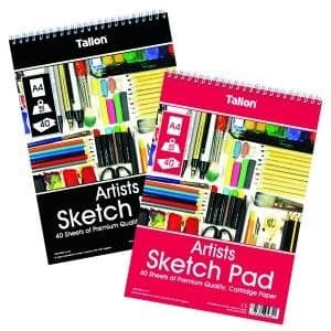 Tallon Artist Sketch Pad 40 Sheet A4 Pack of 6 TAL05682