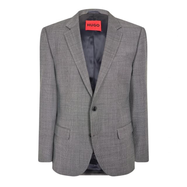 Hugo Mens Henry232X Blazer Open Grey male 36 (46)