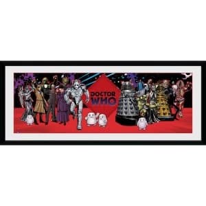 Doctor Who Villains Framed Collector Print