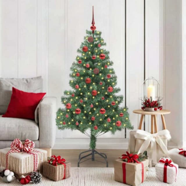 Vidaxl Christmas Tree With 150 Leds With Stand Green 150 Cm Pvc