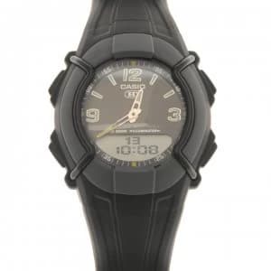 Casio Mens Heavy Duty Alarm Chronograph Watch - Black