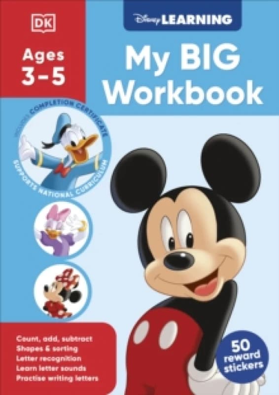 Disney Learning Big Workbook Ages 3-5 Paperback / softback