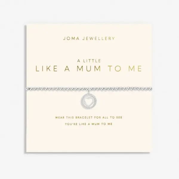 Mother's Day A Little Like A Mum To Me Silver Plated 17.5cm Bracelet 6861
