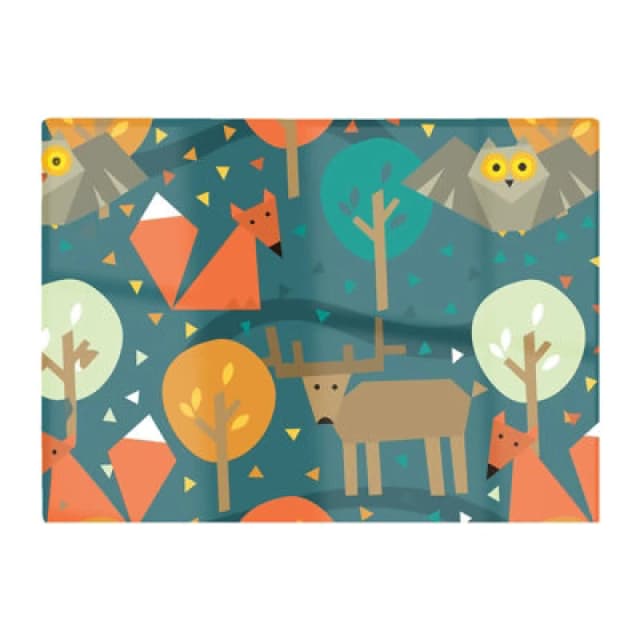 Warren Reed Designer Wild Nightlife Glass Chopping Board