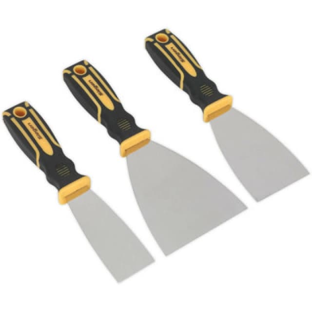 Loops 3 PACK Premium General Use Hand Scraper Set - Stainless Steel DIY Scraping Tool Metallics