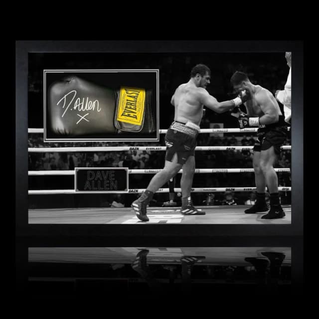 The Fan Cave Dave Allen Signed Black Glove Iconic Frame Black unisex 690mm x 48