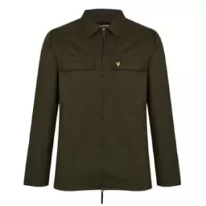 Lyle and Scott Nylon Overshirt - Green