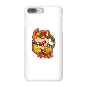Nintendo Super Mario Bowser Kanji Phone Case - iPhone 8 Plus - Snap Case - Gloss