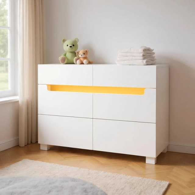 Urban Meuble Modern White Wardrobe + Bedroom Storage Solution White unisex one size