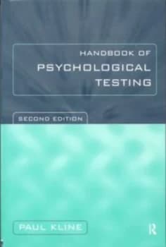 The Handbook of Psychological Testing by Paul Kline Paperback