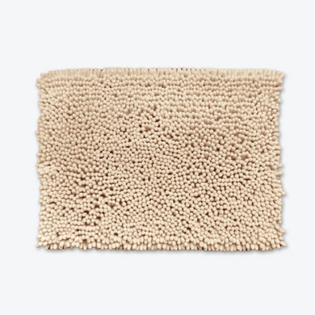 Allure Bath Fashions Jumbo Bobble Bath Mat - Non Slip, Luxury Deep Pile Bath Rug - Stone