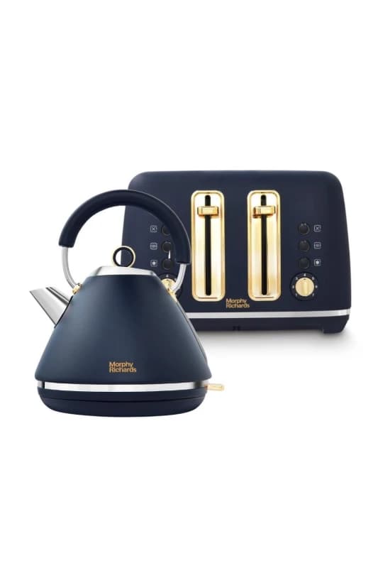 Morphy Richards Accents Kettle And Toaster Set in Blue Blue One Size Unisex 5056765430274