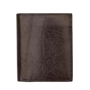 PRIMEHIDE Ricco Mens Wallet Trifold - Dark Brown