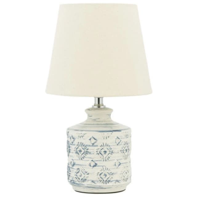Beliani Table Lamp Rosanna Ceramic Beige