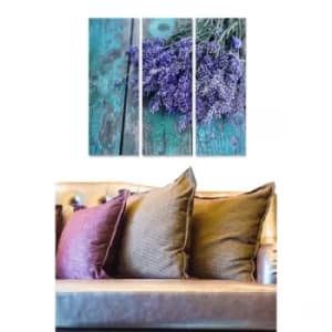 MDF300797072 Multicolor Decorative MDF Painting (3 Pieces)