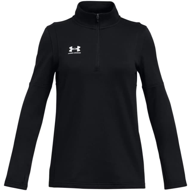 Under Armour Kids Challenger Long Sleeve Half Zip Rain Anorak Black female 5-6 (XS)