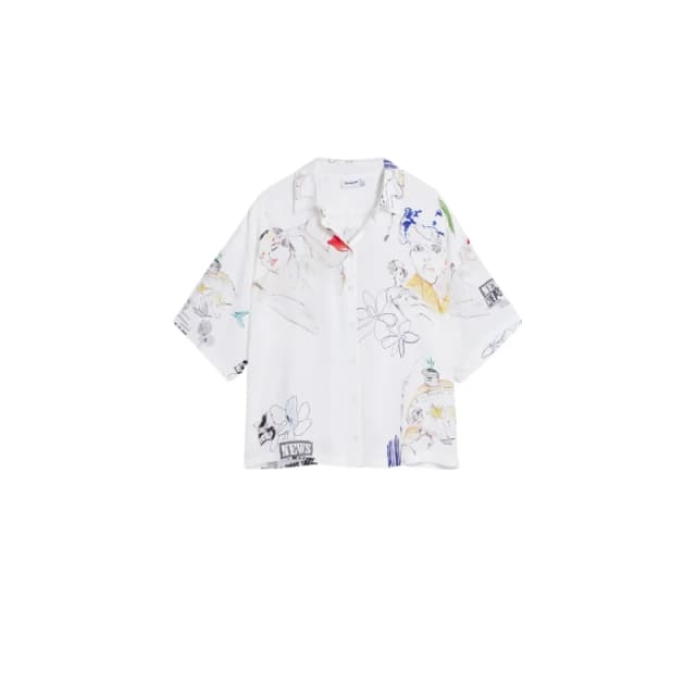 Desigual Woman's shirt Desigual Cam Blanc Female S