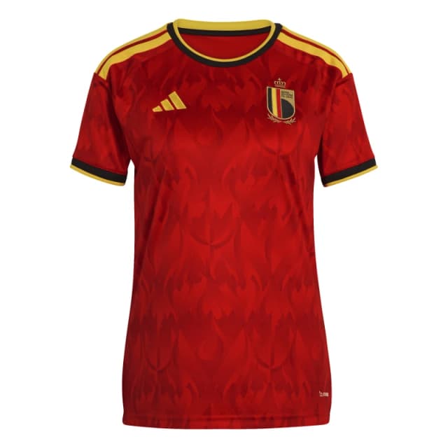 adidas Belgium Home Shirt World Cup 2026 Womens Red/Gold female 10 (S)