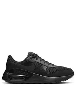 Nike Air Max Systm Junior Unisex Trainers - Black, Size 3