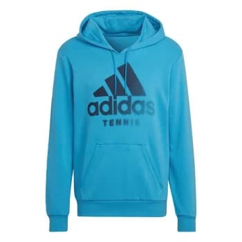 adidas Tennis Graphic Hoodie Mens - App Sky Rush / Shadow Navy