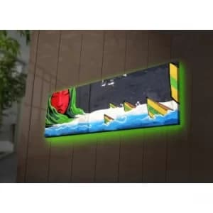 3090DACT-75 Multicolor Decorative LED Lighted Canvas Painting