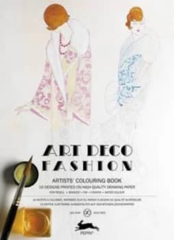 Art Deco Fashion Coloring Bk by Pepin Van Roojen Paperback