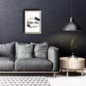 KCT-016 Multicolor Decorative Framed MDF Painting