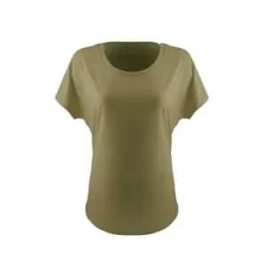 Next Level Womens/Ladies Ideal Dolman T-Shirt (L) (Red)