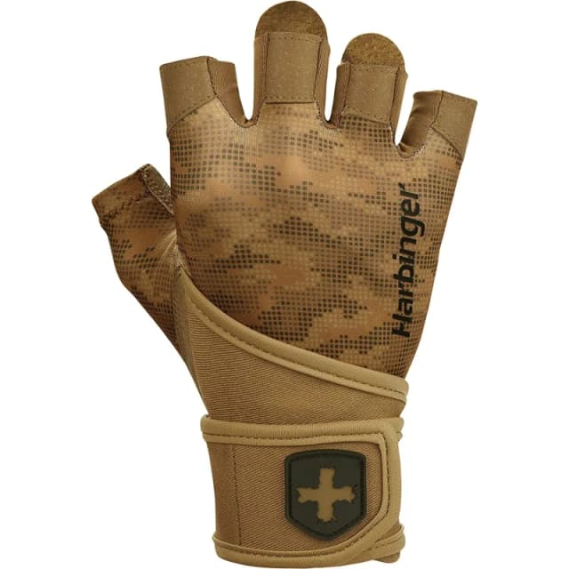 Harbinger Wrist Wrap Glove 2.0 - Brown Brown S