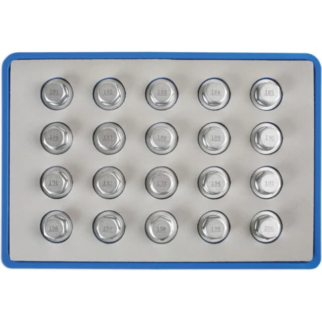 Laser Laser - Tools Locking Wheel Nut Key Set 20pc - for Vauxhall, Opel 6863 5018341068639