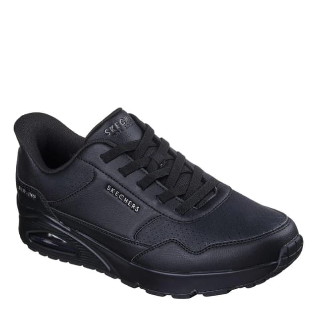 Skechers UNO Banksia Luxe Shoes Mens Black male 7 (41)
