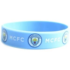 Man City Silicone Wristband New Crest