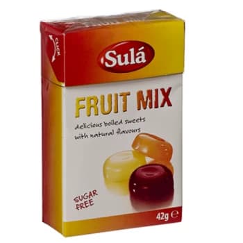 Sula Sugar Free Fruit Mix Boxes - 42g (14 minimum)