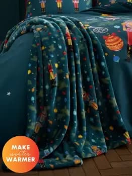 'Christmas Nutcracker' Blanket Throw