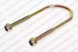 Kilen u-bolt 65 x 140 x m10 Thread x 100 form 7 - 77809 Leaf Spring Clamp