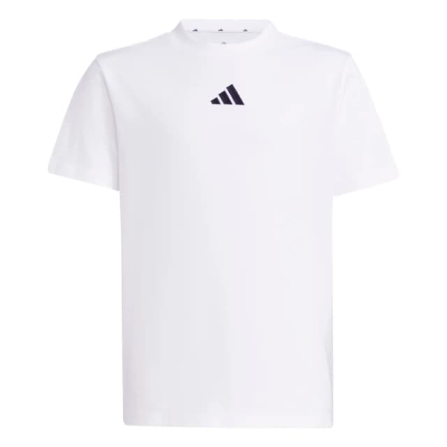 Adidas SPORTSWEAR Short Sleeve T-Shirt White Baby 7/8Y (120 to 126CM);9/10Y (132 to 138CM);11/12Y (144 to 150CM);13/14Y (153 to 156CM);15/16Y (159 to