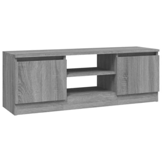 Vidaxl TV Cabinet With Door Grey Sonoma 102X30X36 Cm, Grey 823356